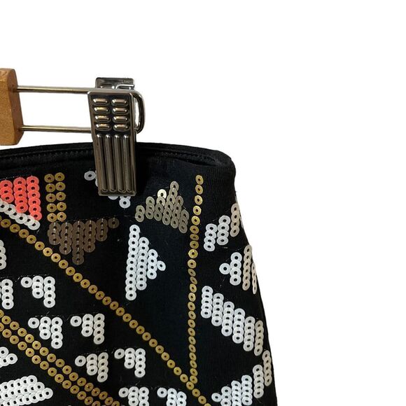 Express Beaded Aztec Mini Skirt Size S/P - Picture 2 of 7